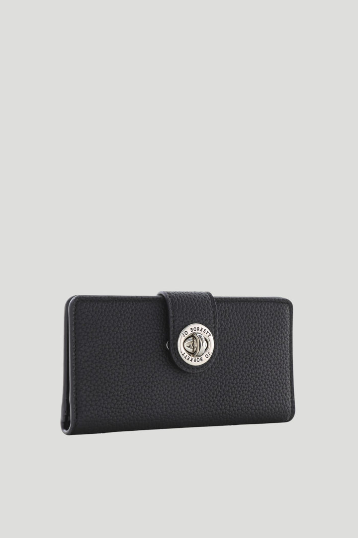 Amelia Turn-Lock Wallet - Black