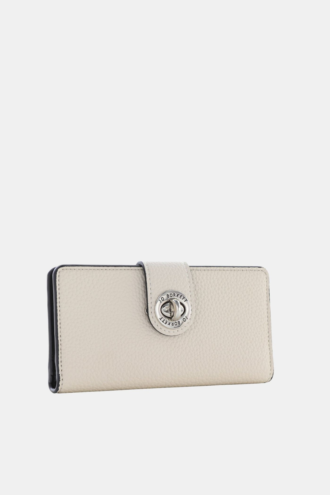 Amelia Turn-Lock Wallet - Cream