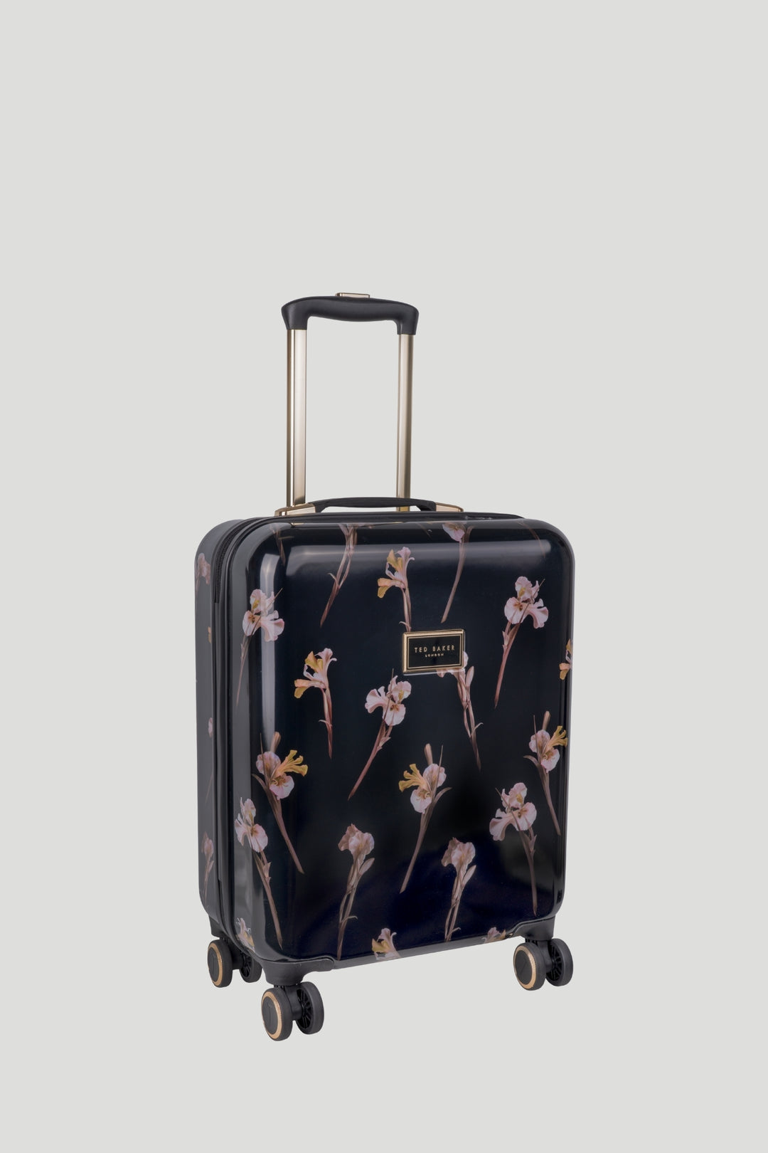 Wild Iris 4-Wheel Carry-On Trolley Case - Black
