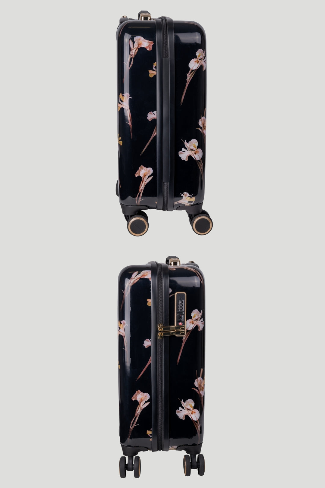 Wild Iris 4-Wheel Carry-On Trolley Case - Black