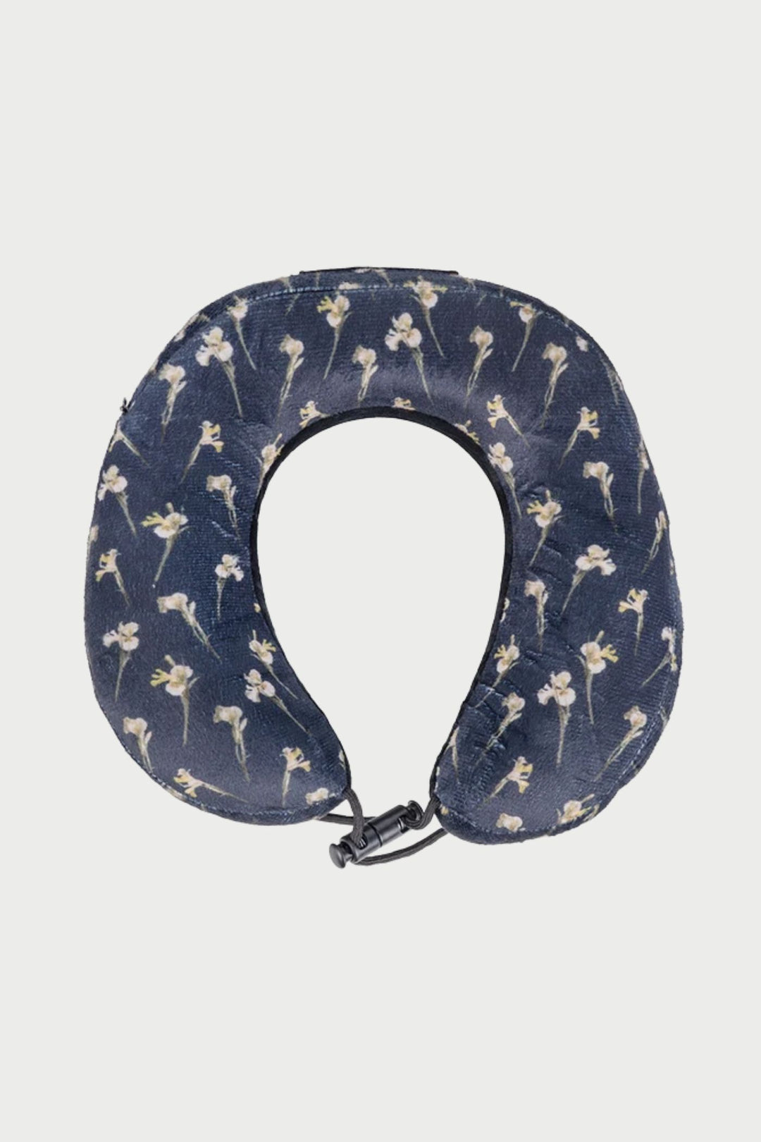 Wild Iris Comfort Journey Pillow & Case - Black