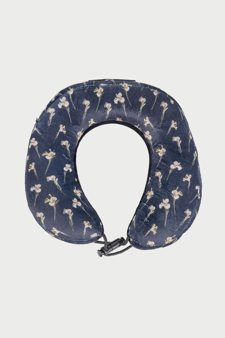 Wild Iris Comfort Journey Pillow & Case - Black