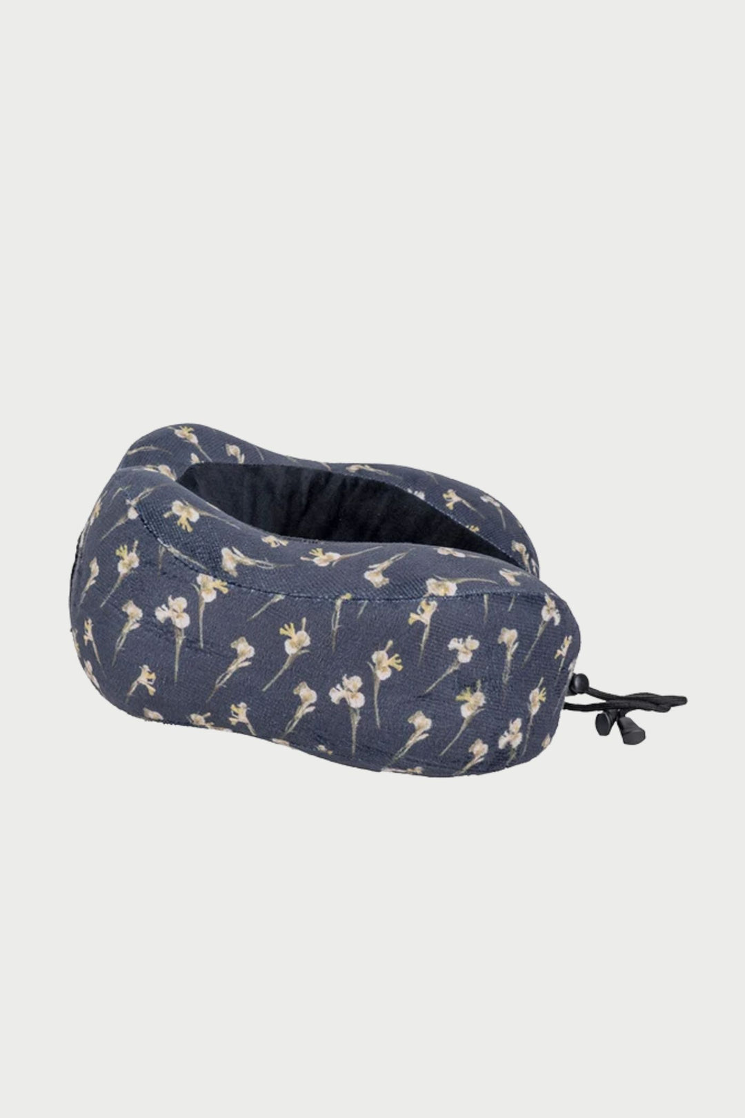 Wild Iris Comfort Journey Pillow & Case - Black