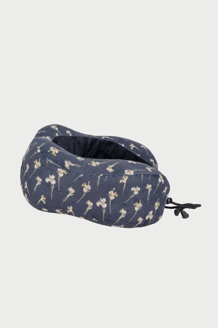 Wild Iris Comfort Journey Pillow & Case - Black
