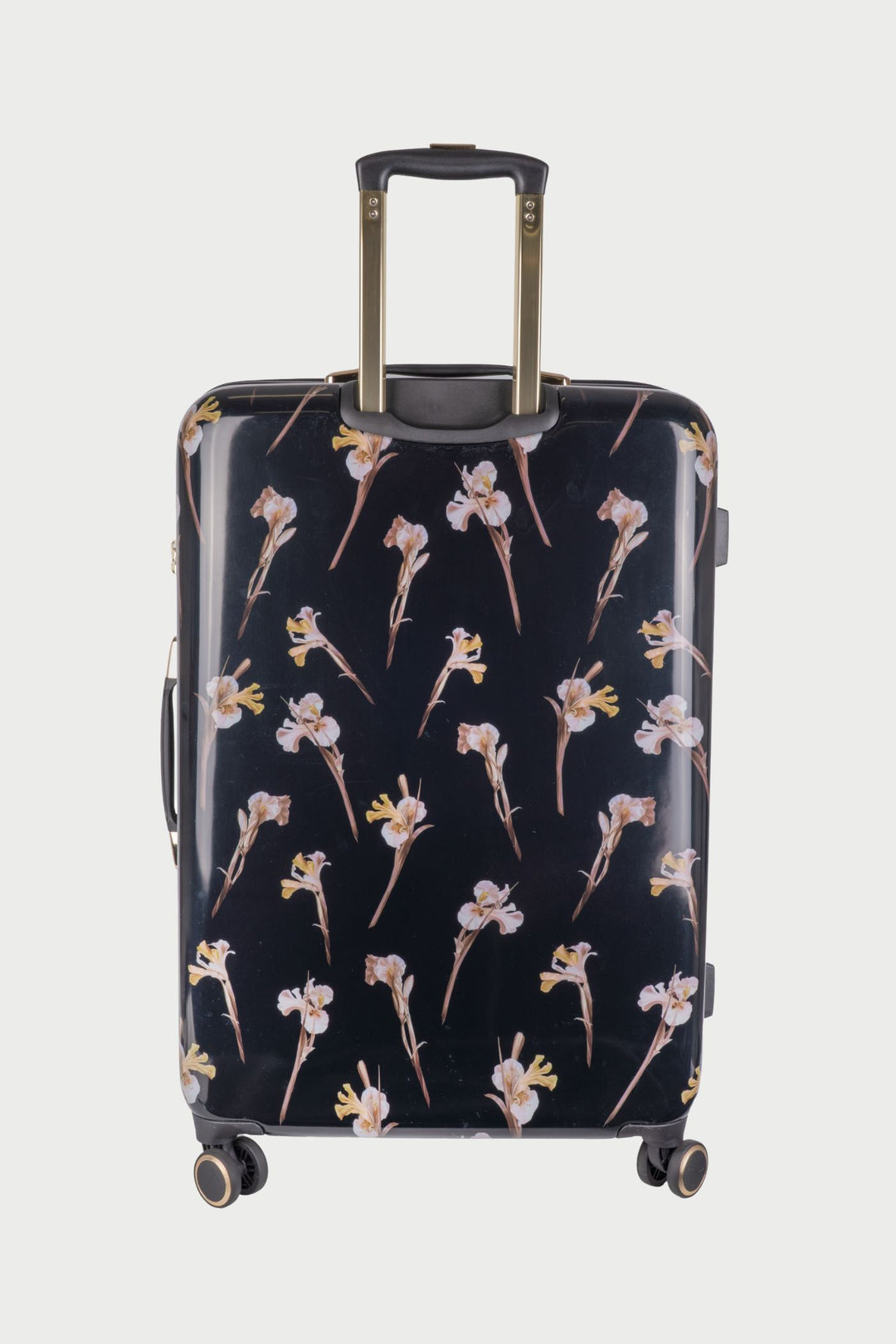Wild Iris Large 4-Wheel Trolley Case - Black