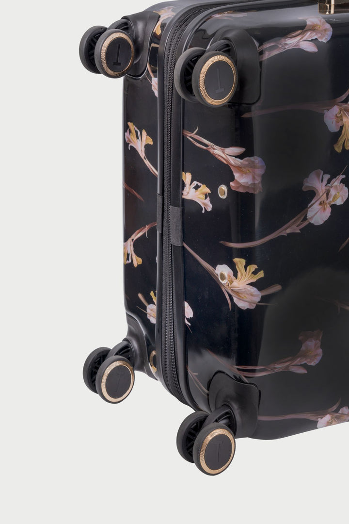 Wild Iris Large 4-Wheel Trolley Case - Black