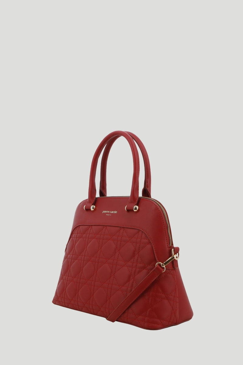 Amara Satchel Bag - Red