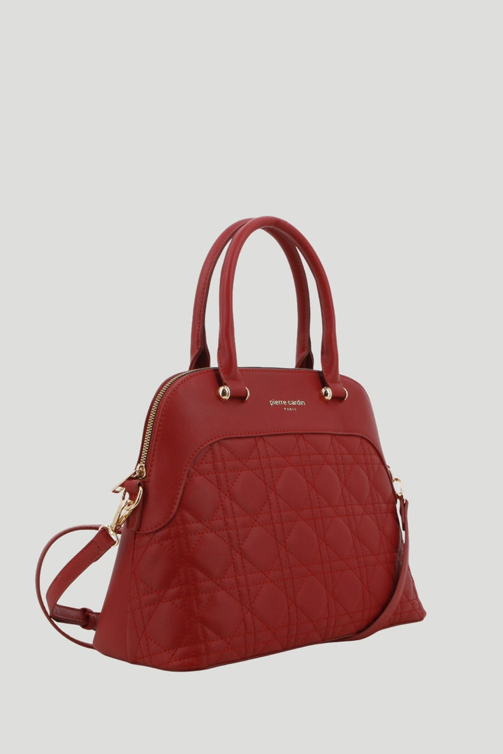 Amara Satchel Bag - Red