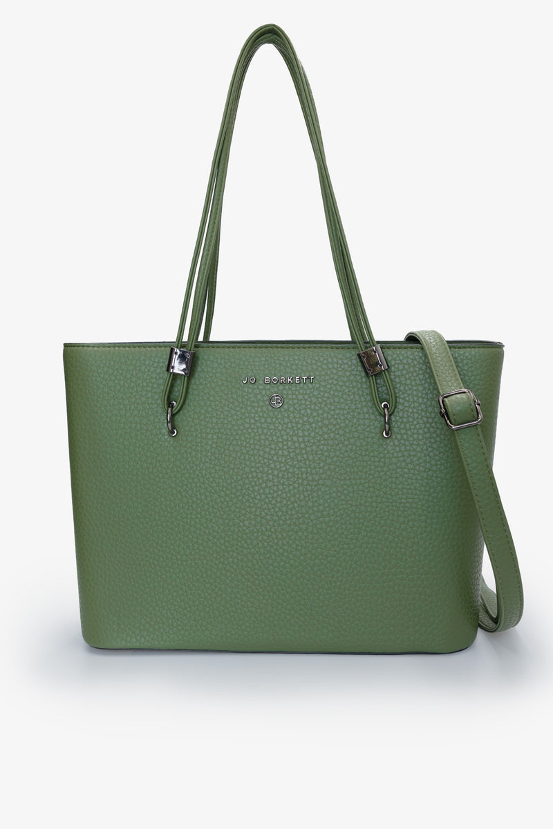 Kira Large Pebble Bag - Khaki