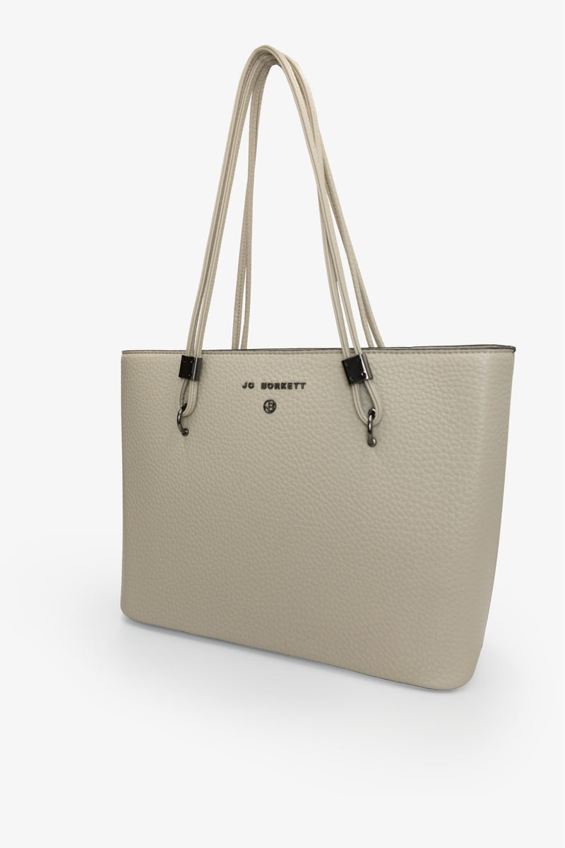 Kira Large Pebble Bag - Taupe