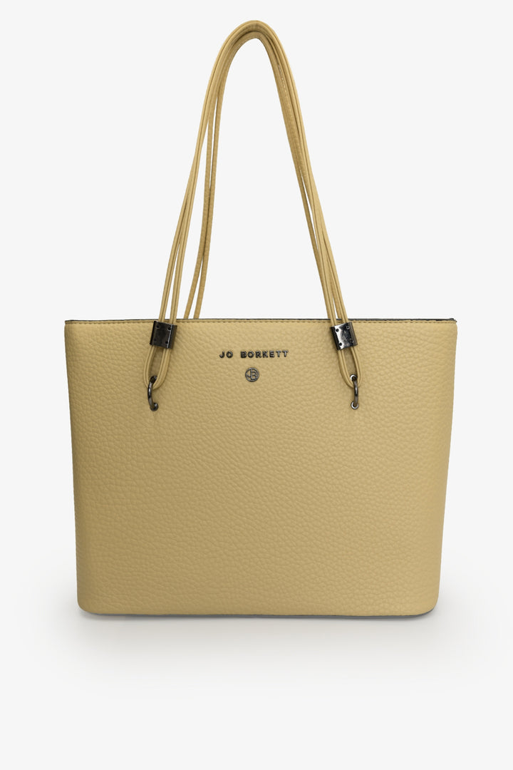 Kira Large Pebble Bag - Custard