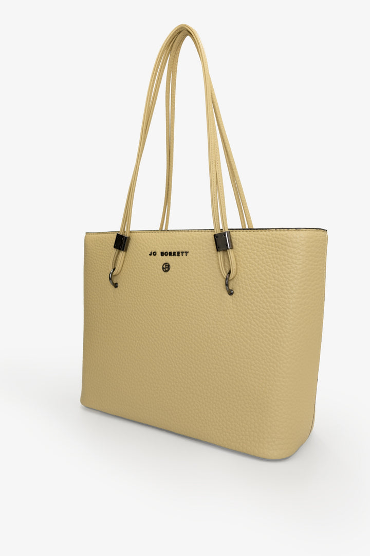 Kira Large Pebble Bag - Custard