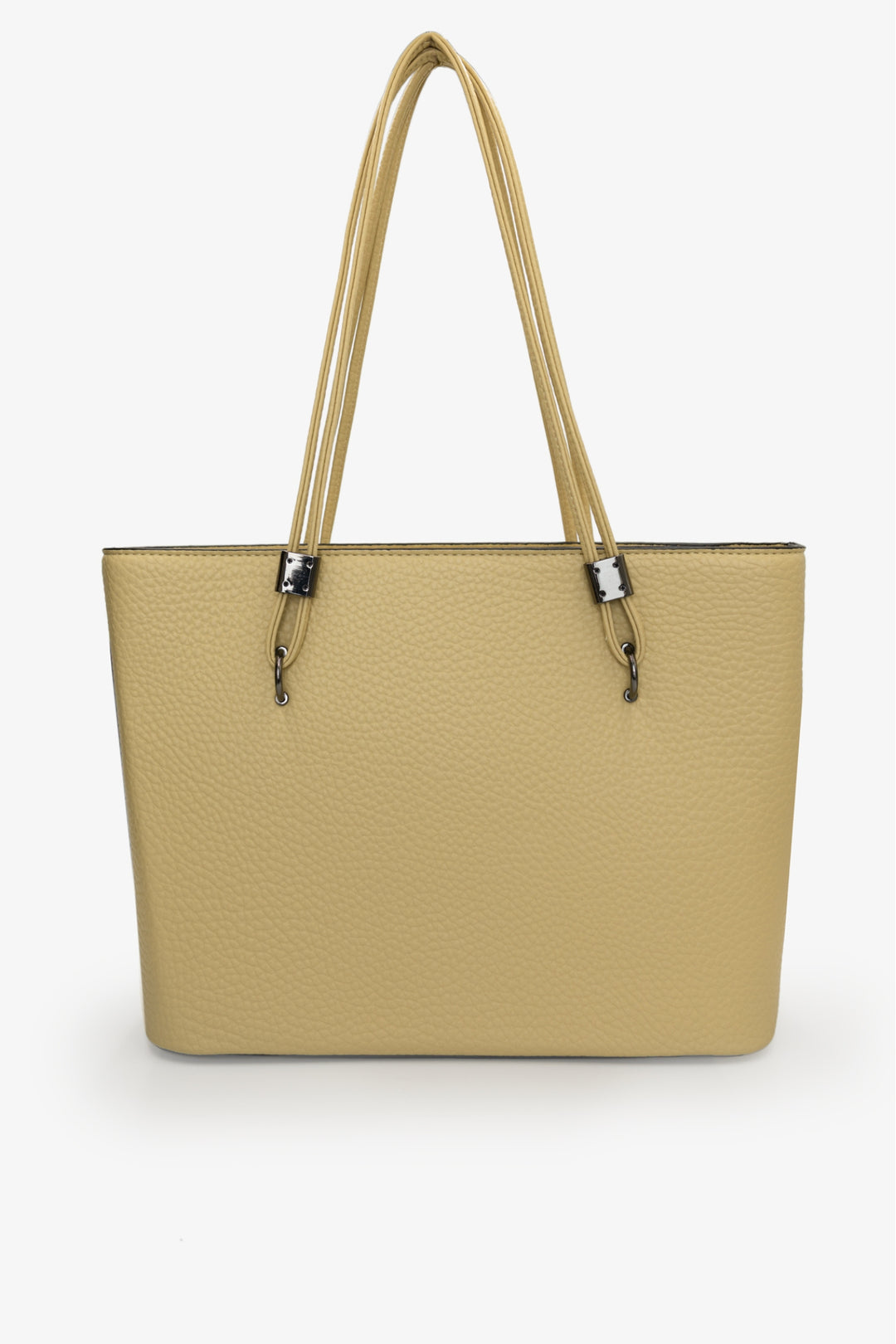 Kira Large Pebble Bag - Custard