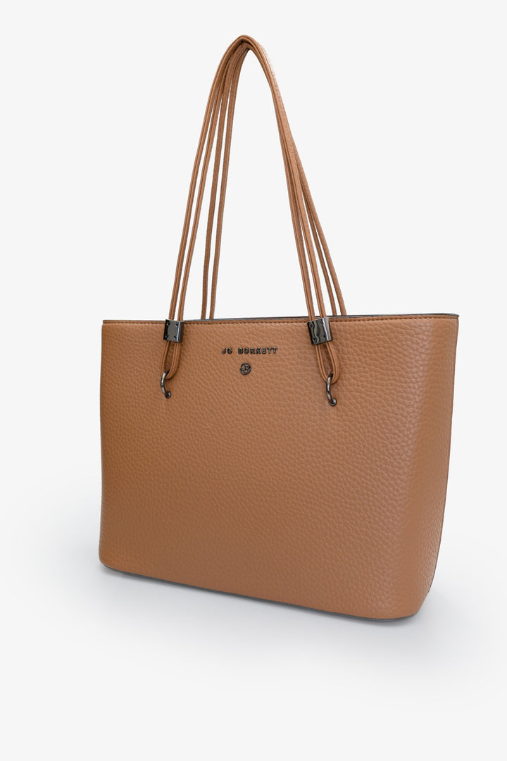 Kira Large Pebble Bag - Tan
