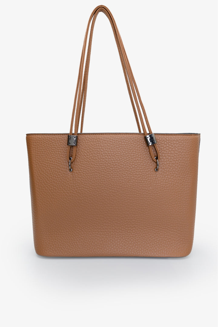 Kira Large Pebble Bag - Tan