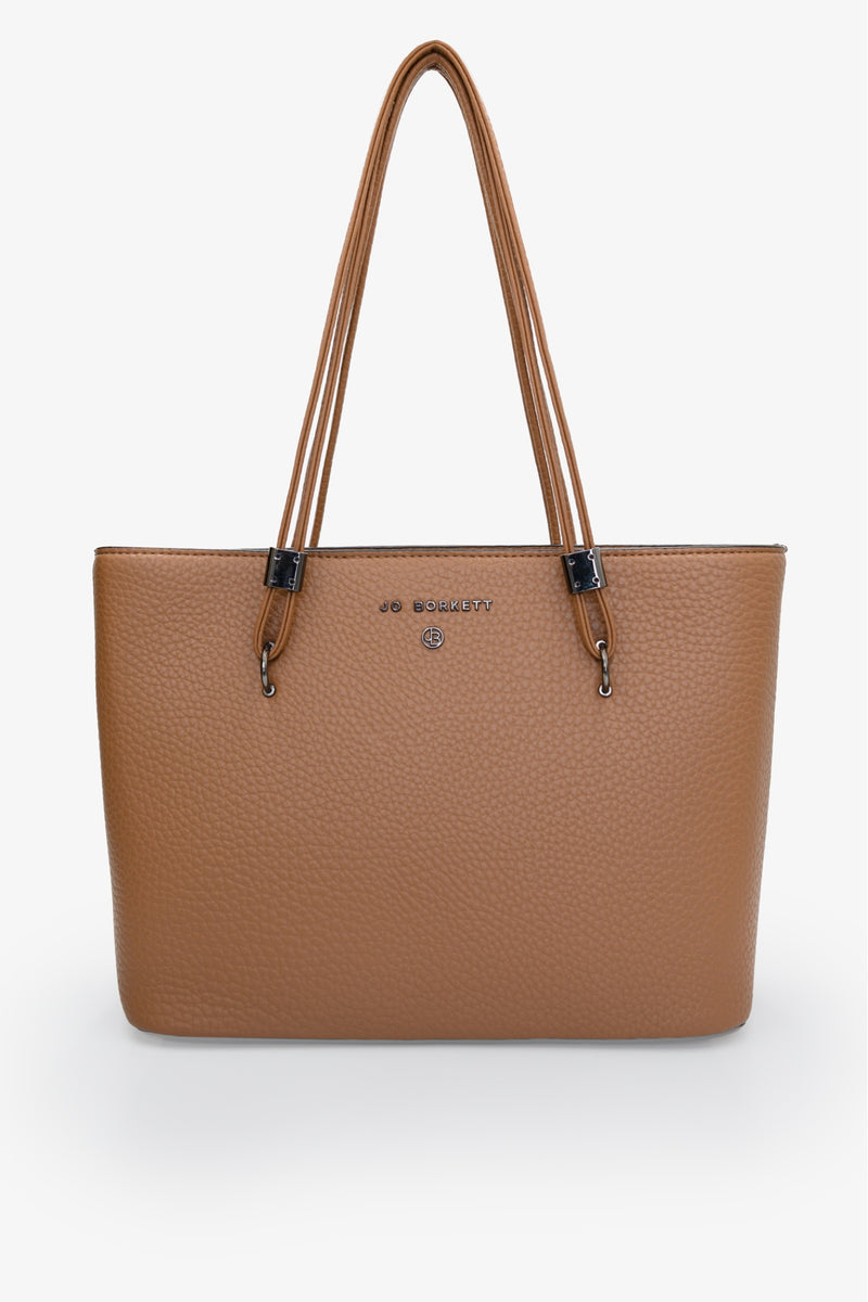 Kira Large Pebble Bag - Tan