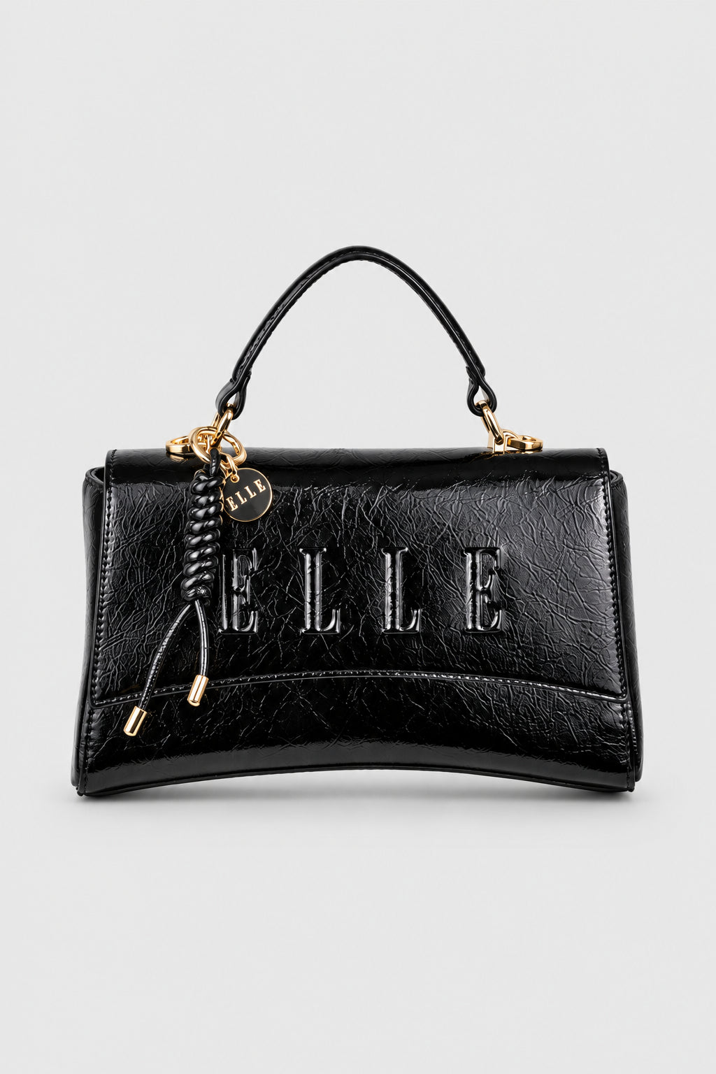 Madonna Flapover Sling Bag - Black