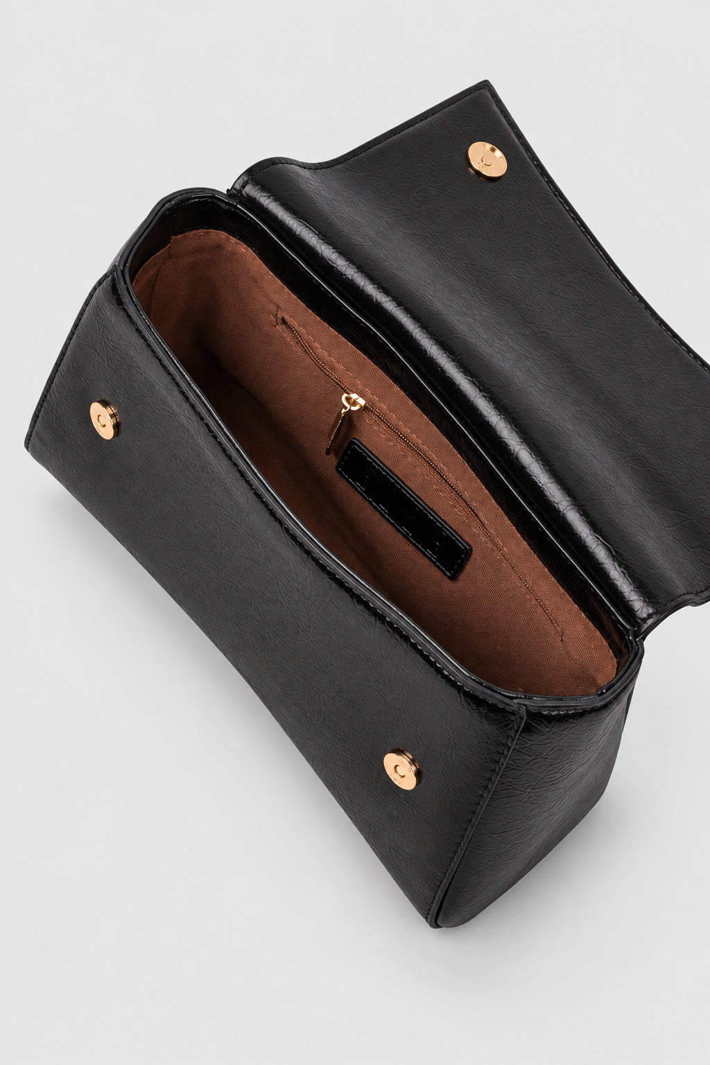 Madonna Flapover Sling Bag - Black