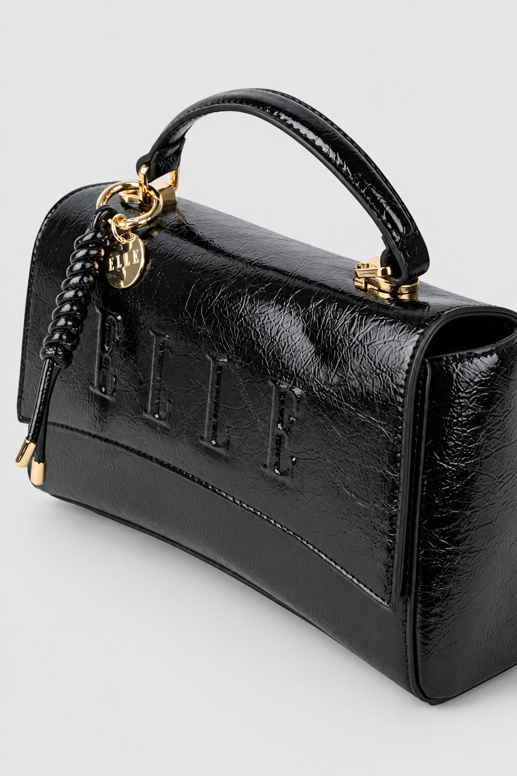 Madonna Flapover Sling Bag - Black