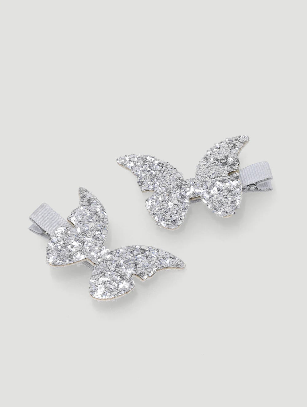 Keedo 2 Pack Glitter Butterfly Clip
