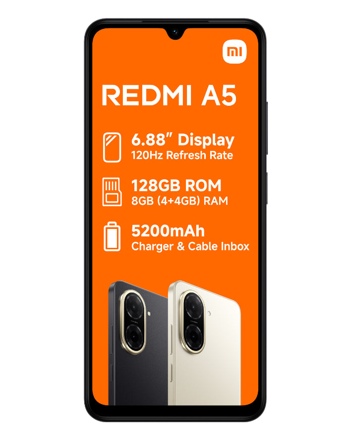 Redmi A5 128GB 4G Black Cellphone