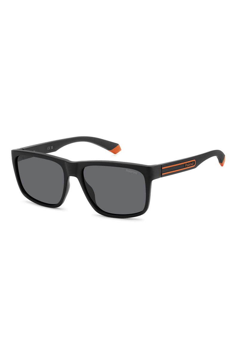 PLD 2149/S Rectangular Sunglasses - Black/Orange