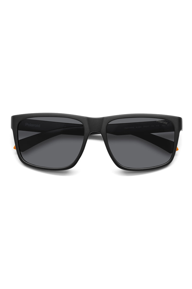 PLD 2149/S Rectangular Sunglasses - Black/Orange