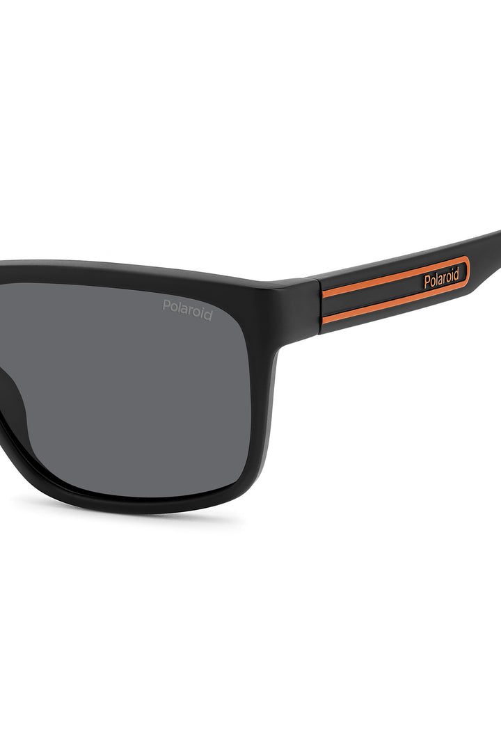 PLD 2149/S Rectangular Sunglasses - Black/Orange