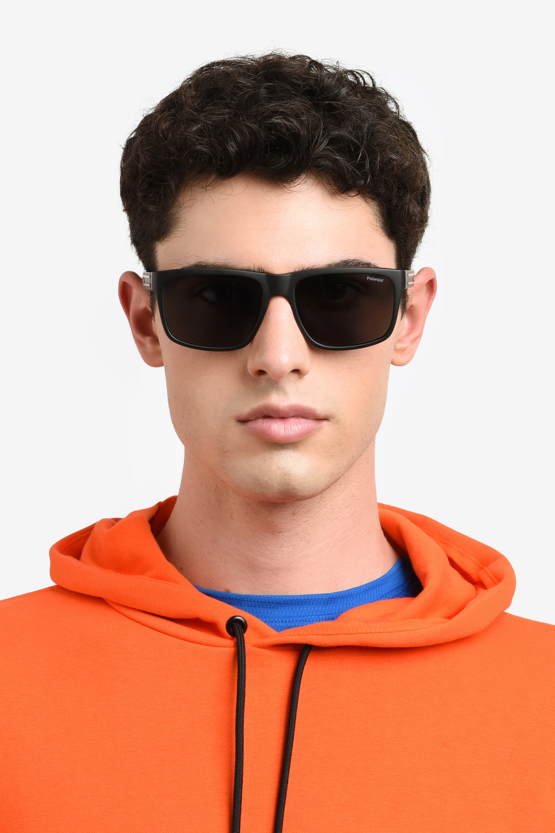 PLD 2149/S Rectangular Sunglasses - Black/Orange