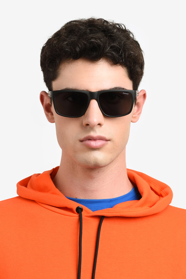 PLD 2149/S Rectangular Sunglasses - Black/Orange