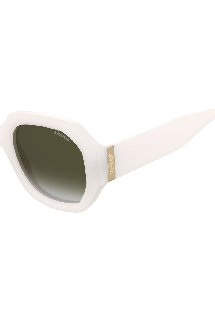 Green Shaded Sunglasses - White