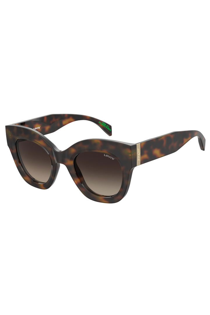 Gradient Lens Sunglasses - Brown