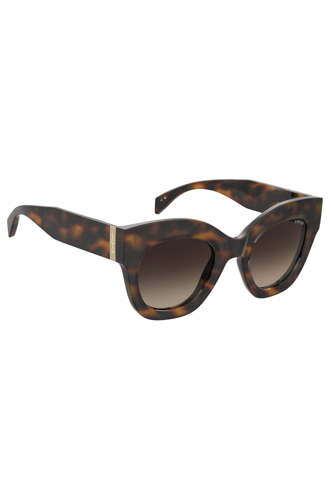 Gradient Lens Sunglasses - Brown
