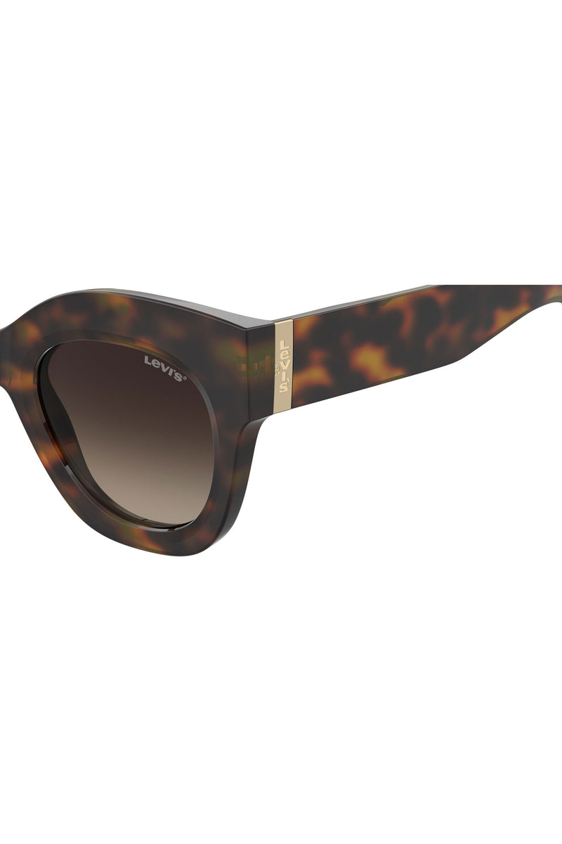 Gradient Lens Sunglasses - Brown