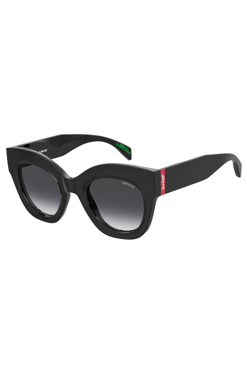 Gradient Lens Sunglasses - Black