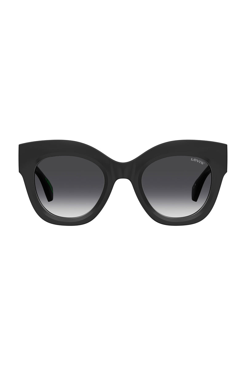Gradient Lens Sunglasses - Black