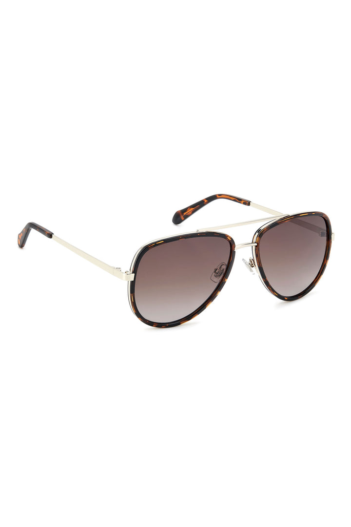 Havana Aviator Sunglasses - Brown