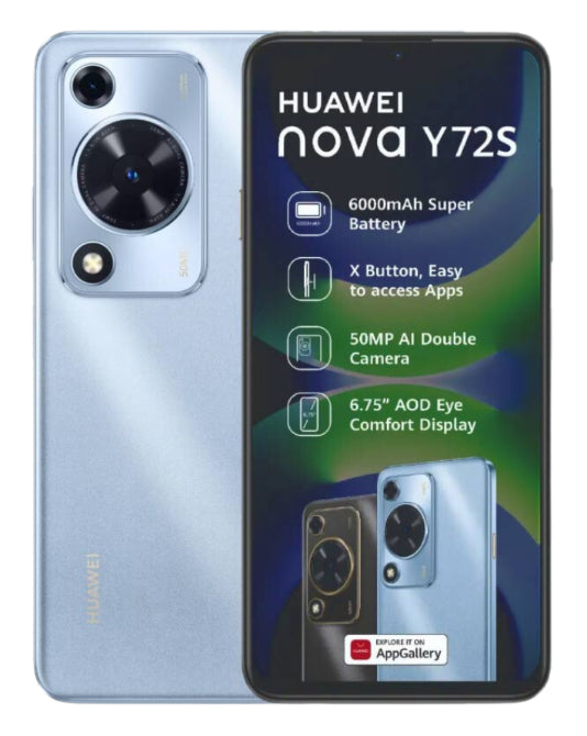 Nova Y72S 8GB+128GB Blue Cellphone