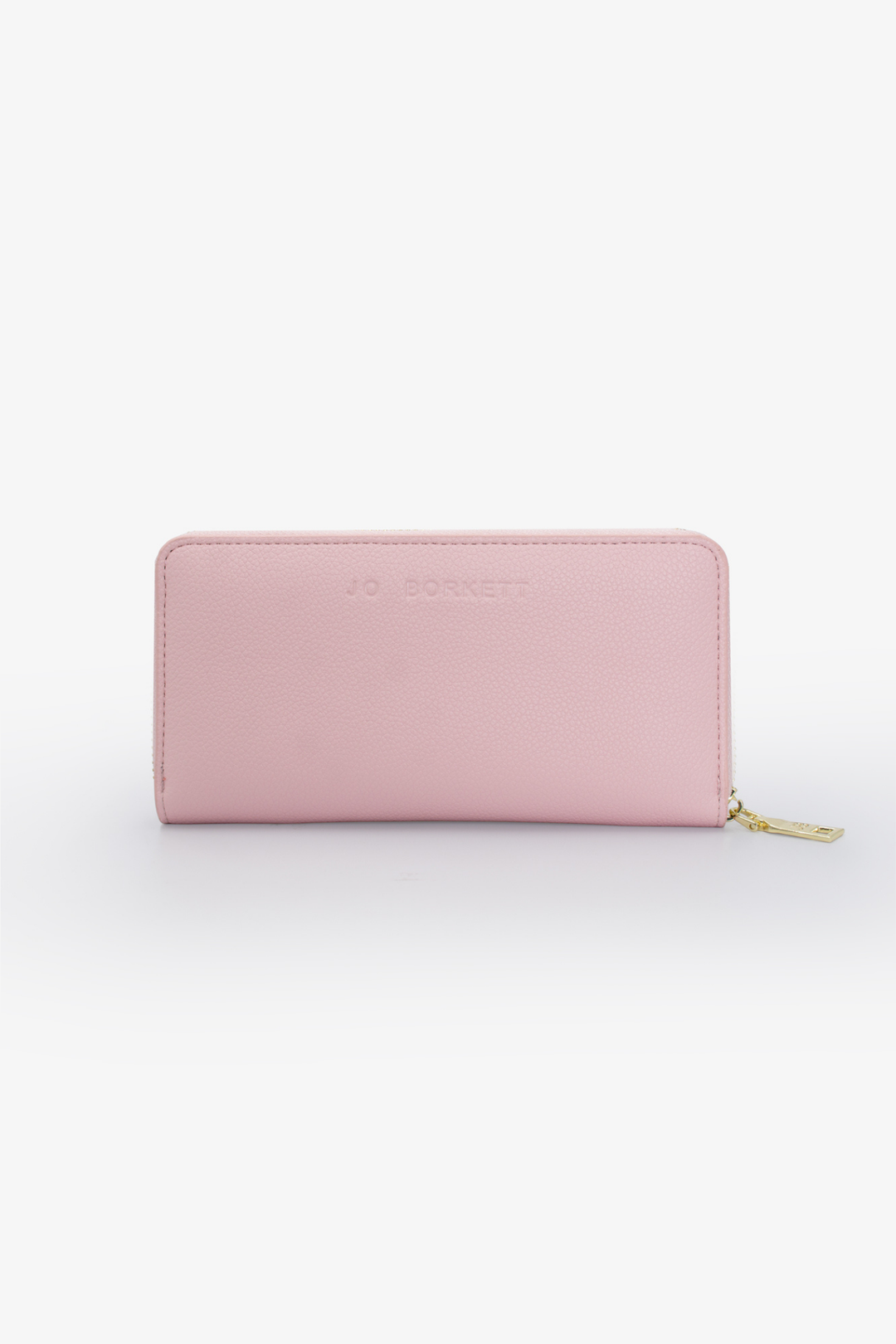 Charlotte Light Text Zip Around Purse - Pink