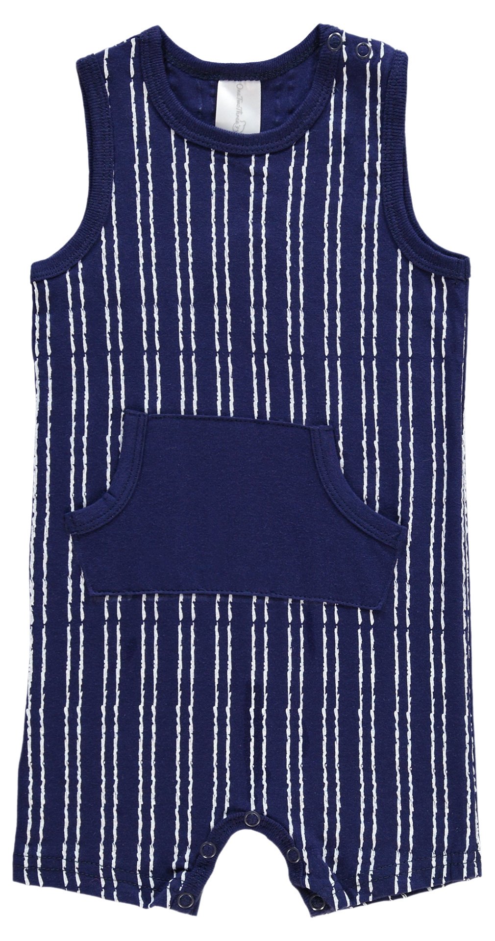 Sleeveless Stripe Romper