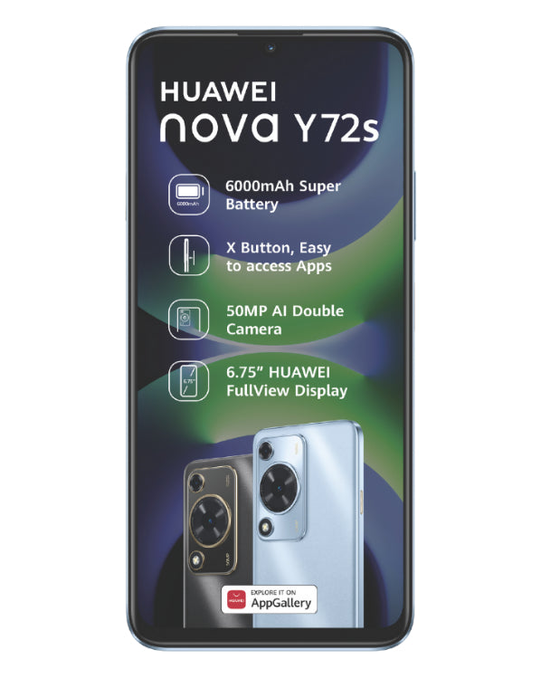 Nova Y72S 128GB 4G Dual Sim Blue Cellphone
