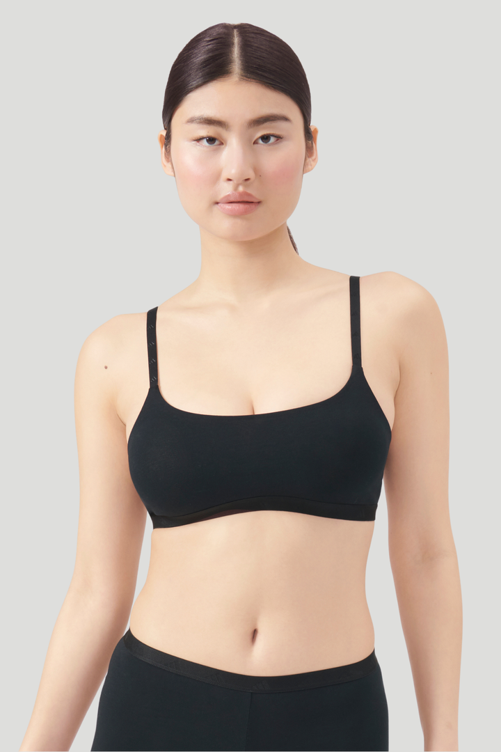 Scoop Bralette - Black
