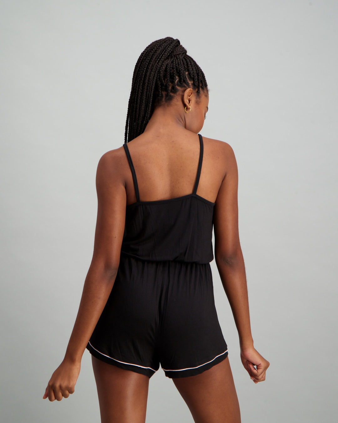 Ladies Jumpsuit Pyjama - Black