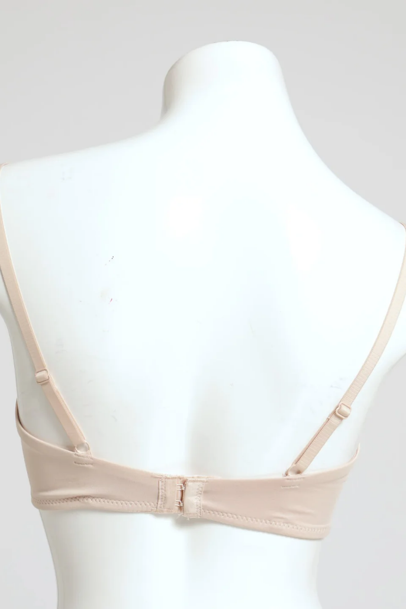 2 Pack A-Line Bra - Beige/White