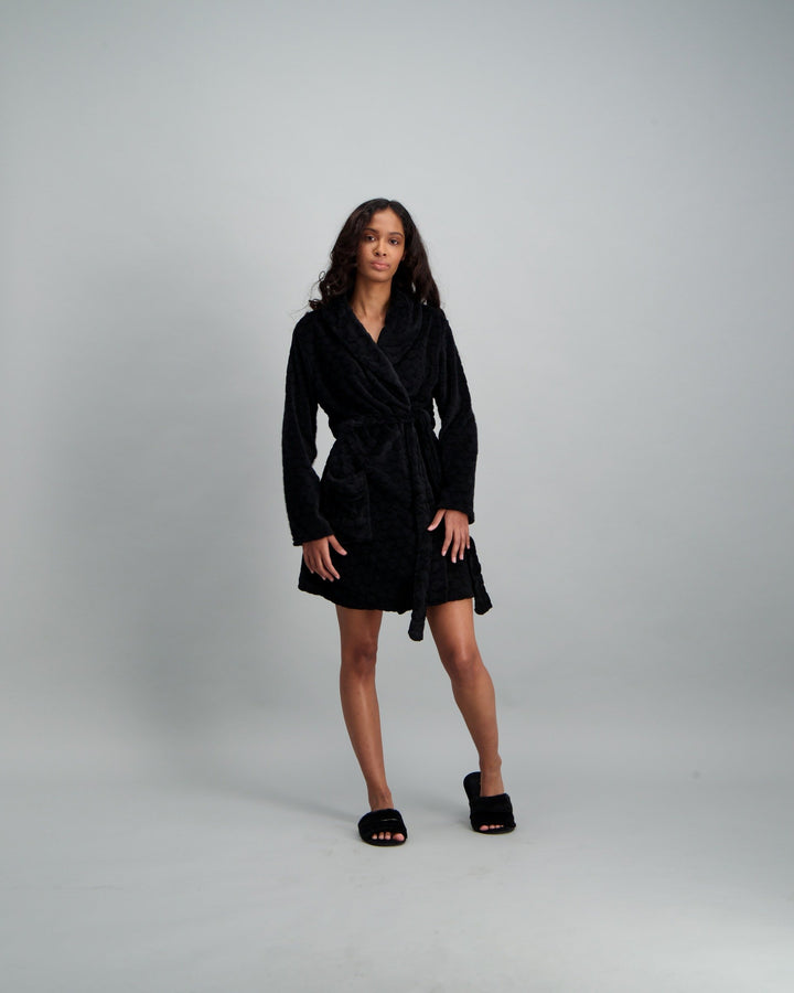 Ladies-Bubble Fleece Robe