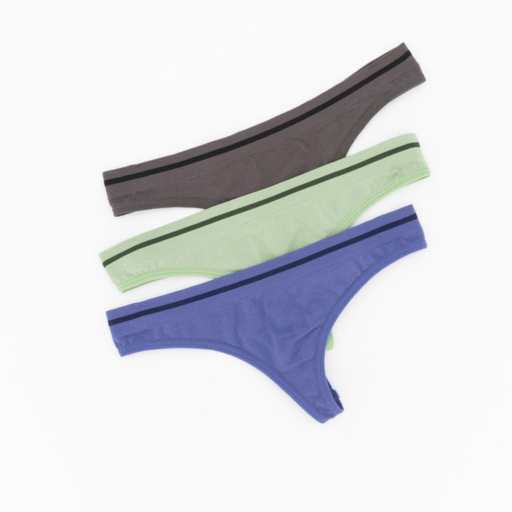 Ladies-3 Pack Seamless G-String Panty