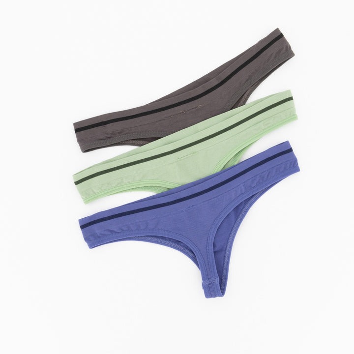 Ladies-3 Pack Seamless G-String Panty