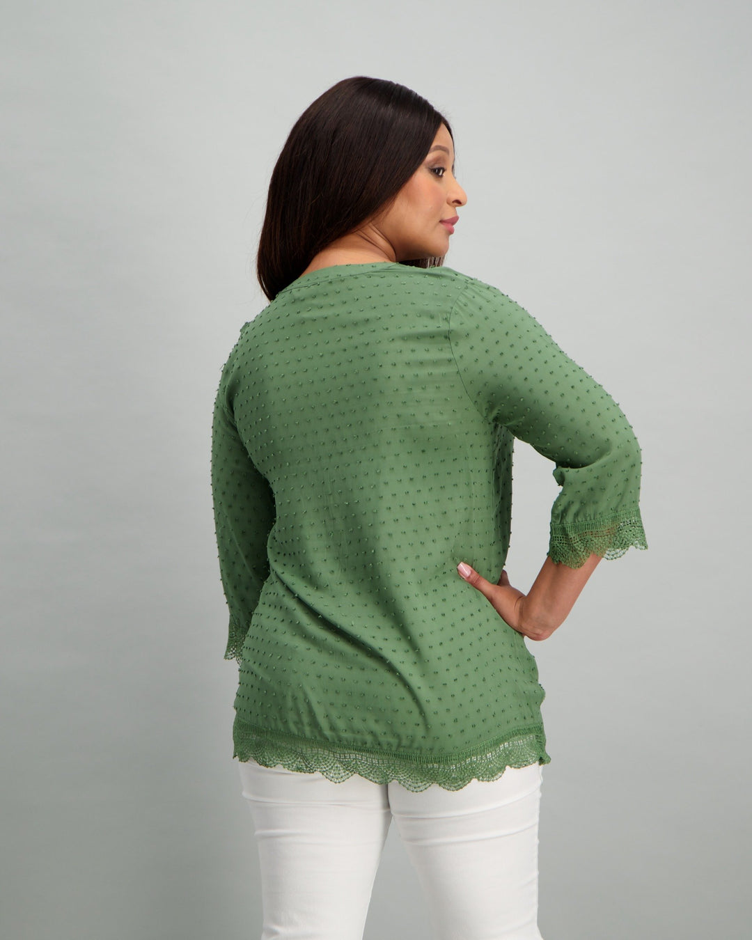 Ladies Baby Doll Top - Khaki