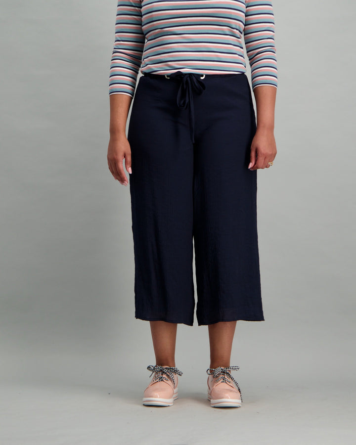 Ladies Flared Pant - Navy