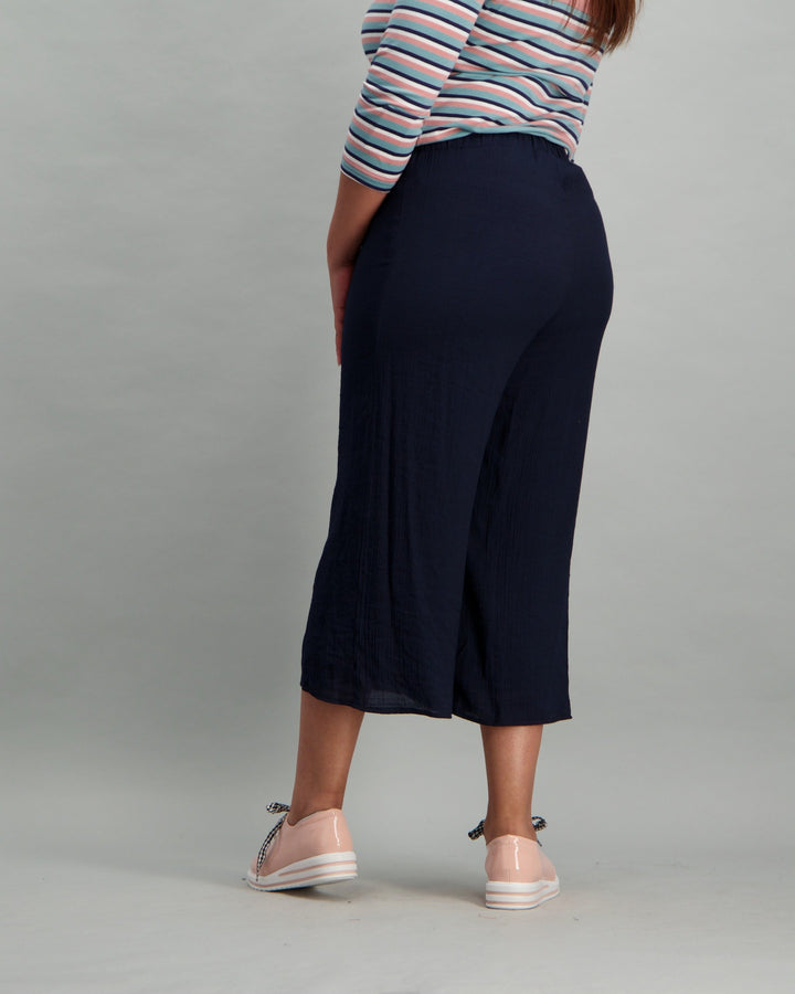 Ladies Flared Pant - Navy